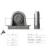 Center Support Bearing XiKe Automotive Steel-1