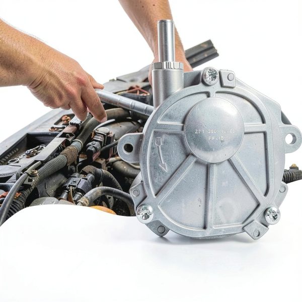 MUNIK Chrome Brake Hydrovac Unit for C-Class-1