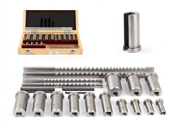 Keyway Broach Kit by FALUSHAN Metric Size HSS 22pcs Set-1