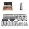 Keyway Broach Set 22PCS by BIXIBIN – HSS Collared Bushing Shim Kit-8