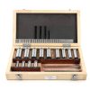 Keyway Broach Set 22PCS by BIXIBIN – HSS Collared Bushing Shim Kit-1