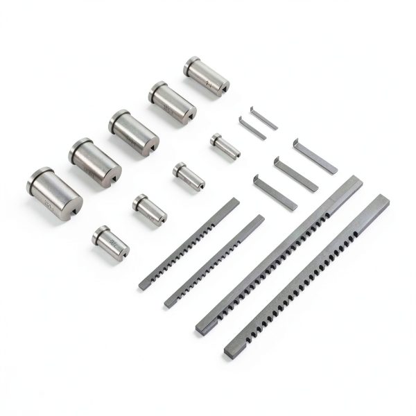Keyway Broach Set, 18 Piece Broach Set HSS Industrial Tools 1/8" 3/16" 1/4" 3/8" Metalworking Cut Tool Set Broaching Cutter Bushing Shim Set with 4 Broaches Teeth Cutting Tools for Lathe-6