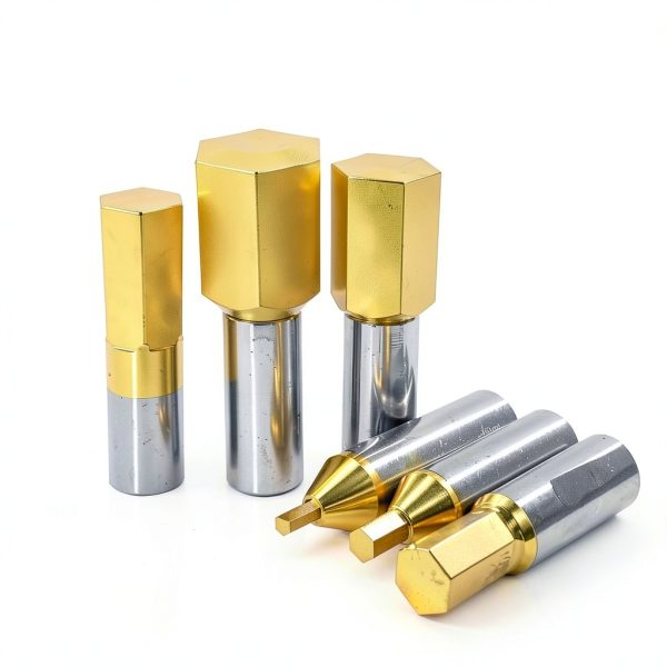 CT08 HSS-Tin Rotary Broach Punching Cutter Tool 8mm Shank Inner Hexagon for Steel(CT08-H9.0mm)-2