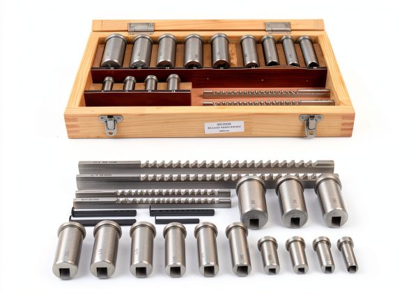 Keyway Broach Kit by FALUSHAN Metric Size HSS 22pcs Set-0