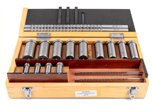 Keyway Broach Kit by FALUSHAN Metric Size HSS 22pcs Set-7