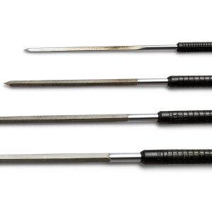 Large Cutting Broaches Set of 6 PMC Supplies Broach Kit 2.4-6.2 mm-0