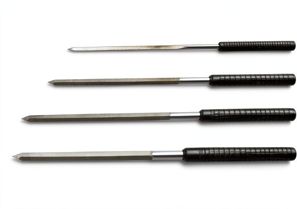 Large Cutting Broaches Set of 6 PMC Supplies Broach Kit 2.4-6.2 mm-0
