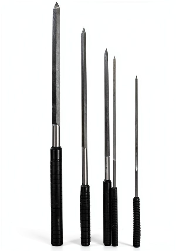 Large Cutting Broaches Set of 6 PMC Supplies Broach Kit 2.4-6.2 mm-1
