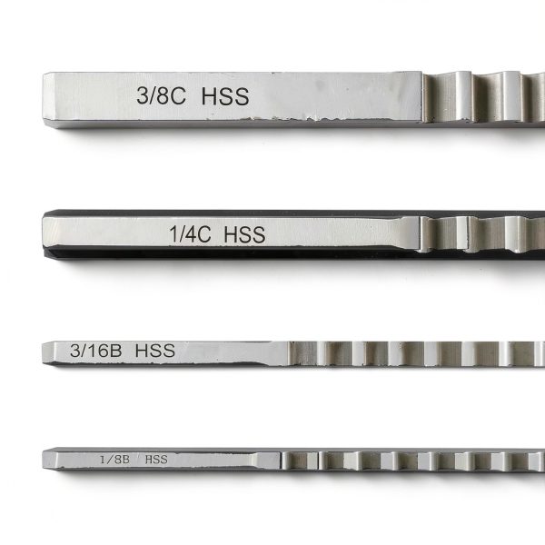 HFS(R) 18 PCS No.10 HSS Keyway Broach Set in Fitted Box, Precision Ground Teeth, 4 Broaches and 9 Bushings-6