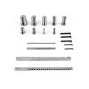TFCFL 18PCs HSS Keyway Broach Set Inch Size Broaches Bushings Shim CNC Metalworking Set Standard Broaching Cutter Bushing Shim Set HSS Keyway Broach Kit(Inch Size)-4