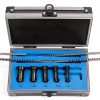 Accusize Tools No.00 HSS Keyway Broach Set Fitted Wooden Box-1