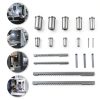 Keyway Broach Set by SHZULUSE 18-Pc HSS Kit with Bushings & Shims-4