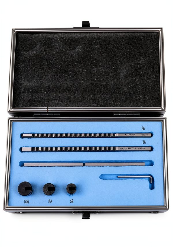Accusize No 60 Metric HSS Keyway Broach Set in Fitted Box-0