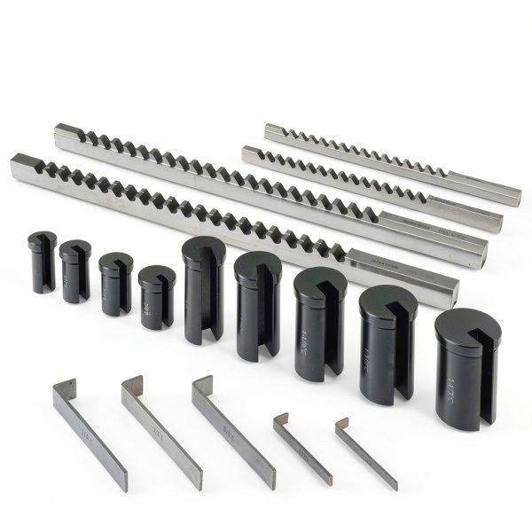 Keyway Broach Set Jerax No.10 Industrial Tools 18 Piece HSS Steel Kit-4