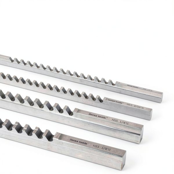 Keyway Broach Set Jerax No.10 Industrial Tools 18 Piece HSS Steel Kit-2