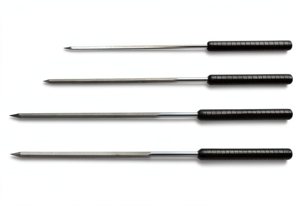 Large Cutting Broaches Set of 6 0.80-2.30mm PMC Supplies BRO-0001-1