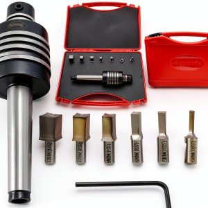Assorts MT2 Shank Rotary Broaching Center Set with 7 HSS Square-0