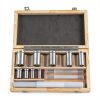 Keyway Broach Set by SHZULUSE 18-Pc HSS Kit with Bushings & Shims-0
