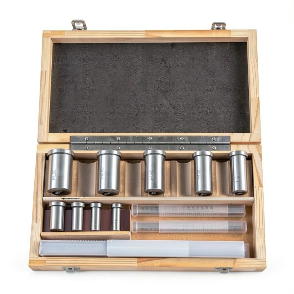 Keyway Broach Set by SHZULUSE 18-Pc HSS Kit with Bushings & Shims-0