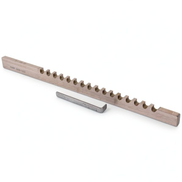 HHIP 2006-1022 3/16 Inch B HSS Keyway Broach with 1 Shim-0