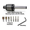 Assorts MT2 Shank Rotary Broaching Center Set with 7 HSS Square-2
